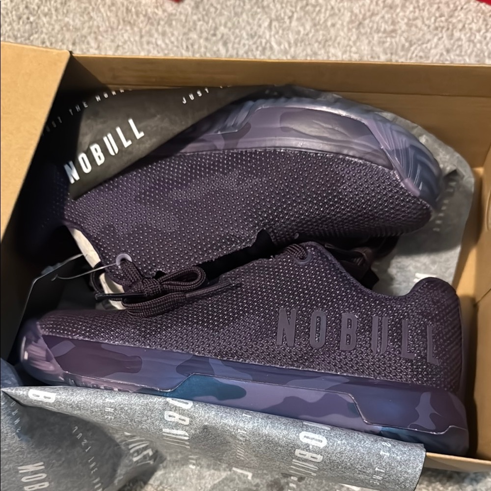 NOBULL Women’s Purple Black Camo Trainer Plus Shoes